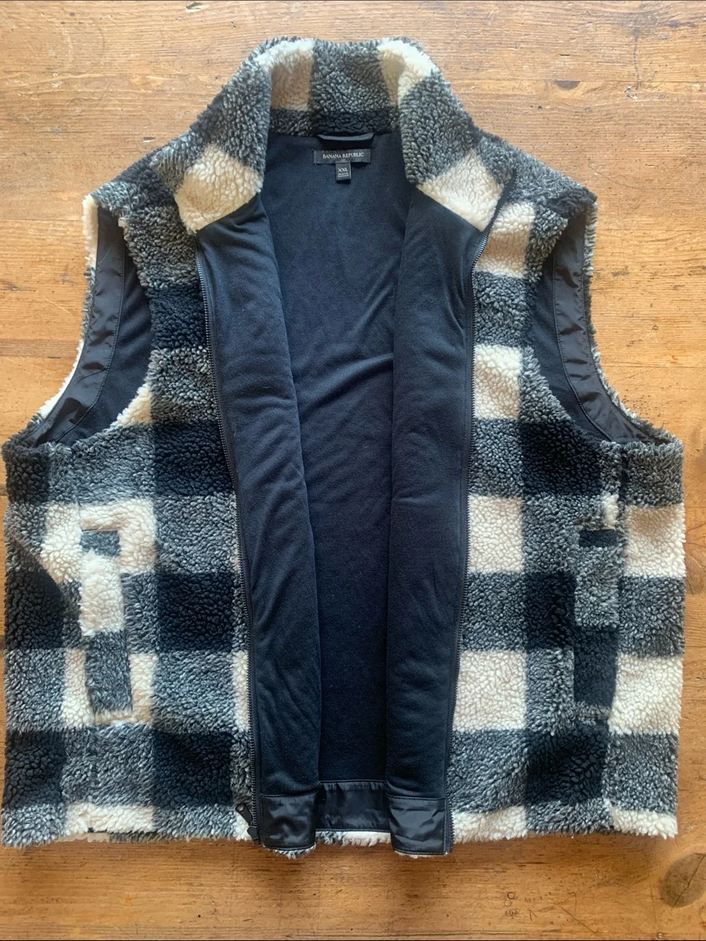 Banana Republic plush sherpa